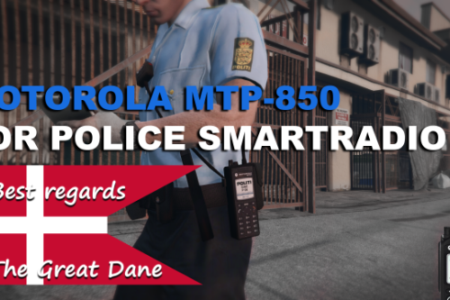 Motorola MTP850 for PoliceSmartRadio (Sounds included)